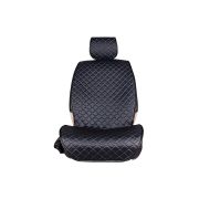 Накидки MAXIMAL комплект Эко-кожа Квадрат черный/шов синий COOLPART (JJ30BLBLU)