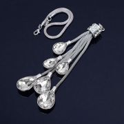 Подвеска на зеркало Капли (белые)