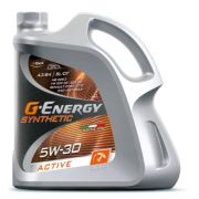 Масло моторное G-Energy Synthetic Active 5W30 SL/CF A3/B4 (4л)