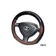 Оплетка MAXIMAL (кож.зам.) черный/шоколад Coolpart K20