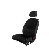 Накидки MAXIMAL передние Алькантара Ромб черный/шов черный COOLPART (JJ78BLBL)