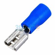 Клемма плоская гнездо 5,6мм REXANT 1.5-2.5мм² (VF2-187(8)) изолированная (подходит к 08-0332) min100