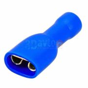 Клемма плоская гнездо 6,6мм REXANT 1.5-2.5мм² (VF2-250A) полностью изолированная