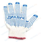 Перчатки с ПВХ белые 10 класс высший сорт Диалуч