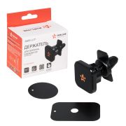 Держатель для телефона в дефлектор магнитный с шарниром AIRLINE (AMS-U-17)