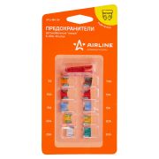 Предохранитель флажковый Микро набор 5-30А 10шт (AFU-MK-04) AIRLINE