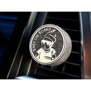 Ароматизатор в дефлектор Baby on board в черном-белом цвете