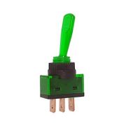 Тумблер 12V 20А однополюсный с зеленой подсветкой (3конт) ON-OFF Nord YADA