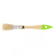 Кисть плоская 25мм натуральная щетина дерев. ручка Сибртех