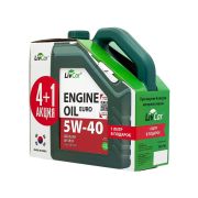 Масло моторное LIVCAR EURO 5W40 ACEA A3/B4 API SP (4+1л) Южная Корея