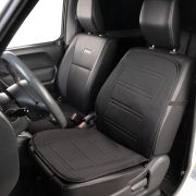 Подогрев сиденья со спинкой с терморегулятором (2 режима) 95х47см 12V Черный 2,5А-3А SKYWAY