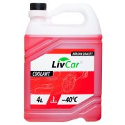 Антифриз LIVCAR COOLANT -40 красный (4л) Юж.Корея