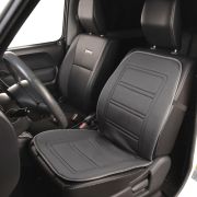 Подогрев сиденья со спинкой с терморегулятором (2 режима) 95х47см 12V Темно-серый 2,5А SKYWAY