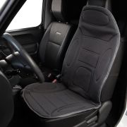 Подогрев сиденья со спинкой с терморегулятором (2 режима) 116х52см 12V Серый 2,5А-3А SKYWAY