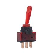 Тумблер 12V 20А однополюсный с красной подсветкой (3конт) ON-OFF Nord YADA