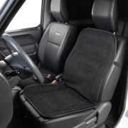 Подогрев сиденья со спинкой с терморегулятором (2 режима) Черный 12V 95х47см 2,5А-3А SKYWAY