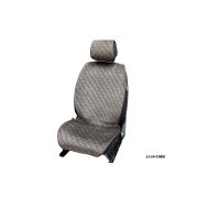 Накидки MAXIMAL LUX передние Алькантара Ромб шоколад/шов бежевый COOLPART (JJ14-BLBG