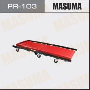 Лежак подкатной складной механика 38x10.5x93 Masuma PR103