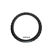 Оплетка MAXIMAL (кож.зам) черный/черный M Coolpart SC09