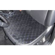 Накидка MAXIMAL нижняя Алькантара Ромб черный/шов синий COOLPART (JJ-36-BLBLU)