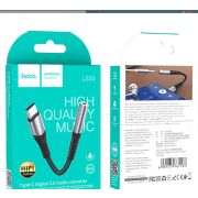 Адаптер (переходник) Type-C-3.5 Jack 0,12м Серый HOCO