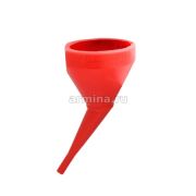 Воронка пластиковая ( Не разборная ) красная, d140 «ГЛАВДОР» CLASSIC GL-751