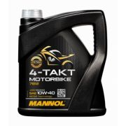 Масло моторное MANNOL 4T Motorbike 10W40 SL MA/MA2 (4л)