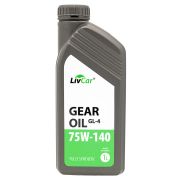 Масло трансмиссионное LIVCAR 75W140 GEAR OIL GL-4 (1л) Южная Корея
