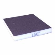 Губка абразивная Р150 (280-320) 2-х сторонняя 98х120х13мм (1 шт) HOLEX