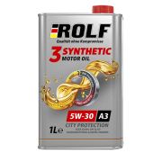 Масло моторное ROLF 3-Synthetic 5W30 SL/CF A3/B4 синт ж/б (1л)