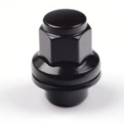 Гайка 12x1.5x37.5  прессшайба, закрытая, черная, ключ 21мм