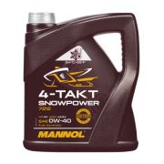 Масло моторное Mannol 4Т син. SNOWPOWER 4л (SN) д/скут. и снегоходов