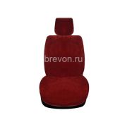 Меховая накидка EVEREST EVE-RD,мат. мутон,20мм паралон,цвет красный 1 шт.