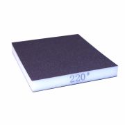 Губка абразивная Р220 (400-500) 2-х сторонняя 98х120х13мм (1 шт) HOLEX