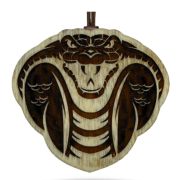 Арома подвеска ЗМЕЯ (коричнево-белый)