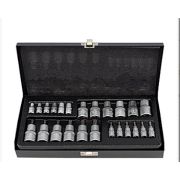 Набор головок торцевых 1/2« 1/4» (Е4-Е18, Т7-Т50) со вставками АвтоДело (39924)