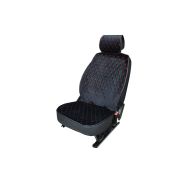 Накидки MAXIMAL LUX комплект (5 мест) Велюр черный/шов красный COOLPART XV7