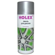 Эмаль для дисков 1К СЕРЕБРИСТАЯ аэрозоль HOLEX (HAS3990) 520мл.