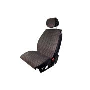 Накидки MAXIMAL передние Алькантара Ромб шоколад/шов бежевый COOLPART (JJ78BEIGE)