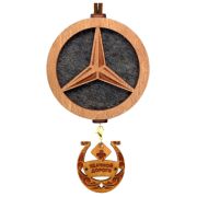 Арома подвеска Mерседес в коричневом цвете