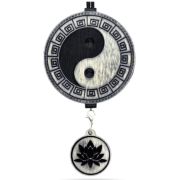 Арома подвеска Инь Янь в черно-белом цвете (КОМПЛЕКТ)