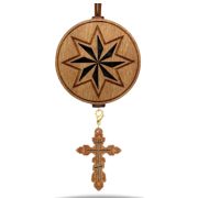 Арома подвеска РОЗА ВЕТРОВ (коричневый)