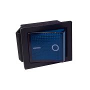 Клавиша 250V  15А синяя с подсветкой (6конт.) ON-OFF Nord YADA