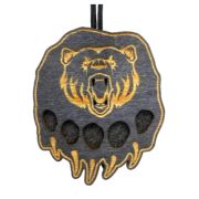 Арома подвеска Лапа медведя в черном цвете (КОМПЛЕКТ)