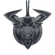 Арома подвеска Бык в черно-белом цвете (КОМПЛЕКТ)