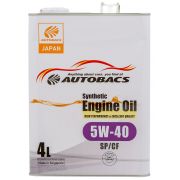 Масло моторное AUTOBACS Synthetic 5W40 SP/CF (4л)