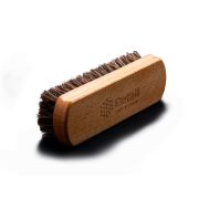 Щетка для очистки кожи 14,5х4,5см натуральный ворс DETAIL