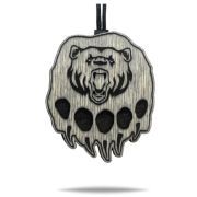 Арома подвеска Лапа медведя в черно-белом цвете