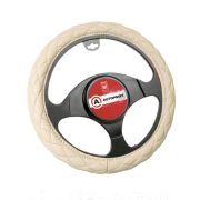 Оплетка руля M кожа стеганая бежевая Autoprofi
