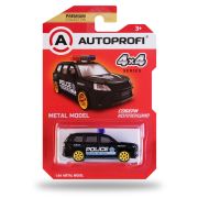 Машинка коллекционная 1:64 Серия 4X4 Police черная Autoprofi